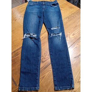 JOE'S Jeans  Womens 28 BLUE Preowned  Summer Winter Spring Distressed  SKINNY ?